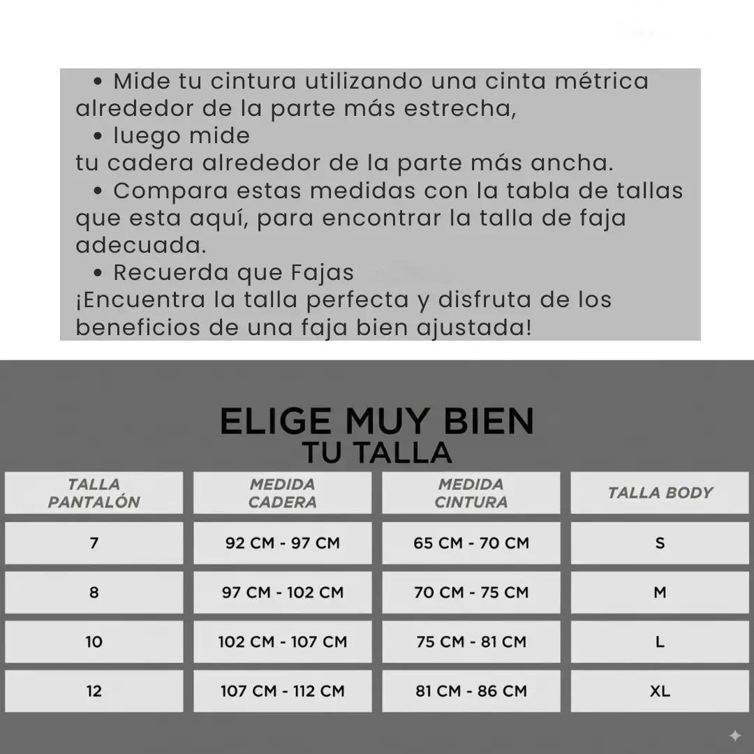 CurvyLux BodySculpt Faja Cachetero- Original Colombian