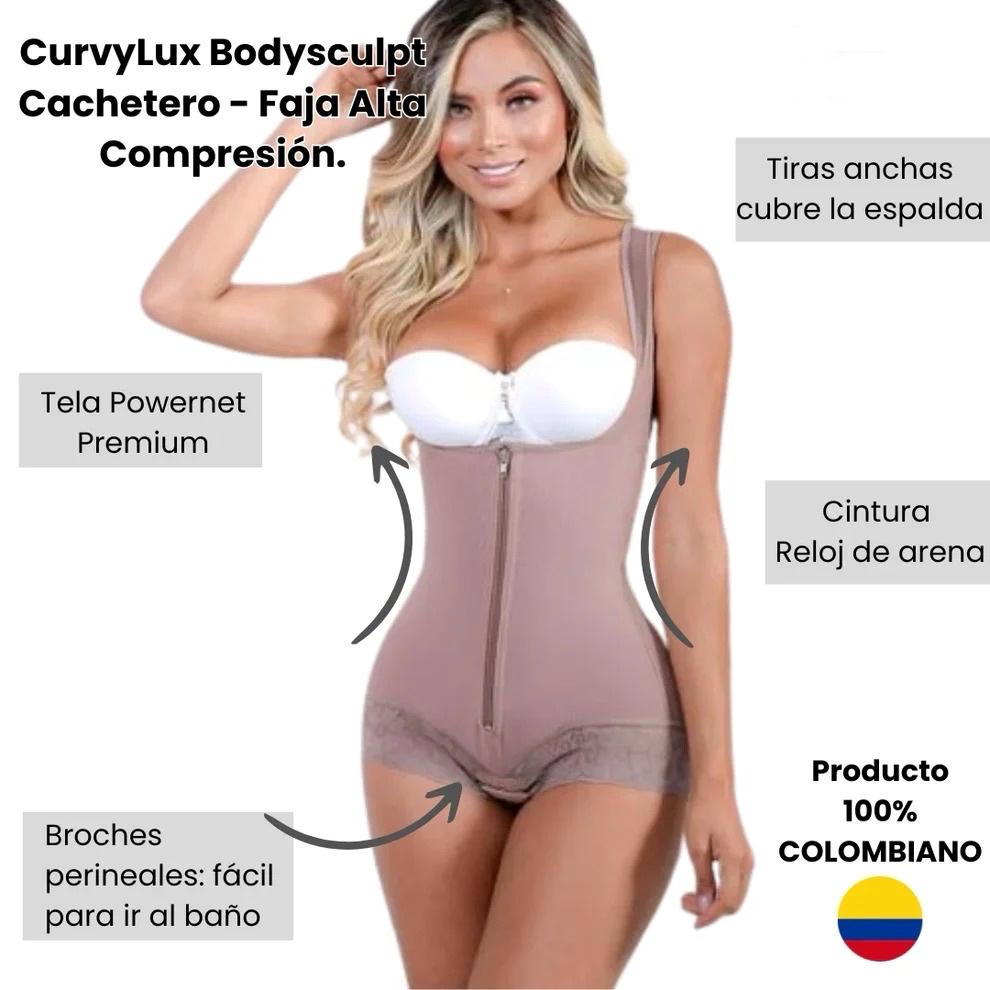 CurvyLux BodySculpt Faja Cachetero- Original Colombian
